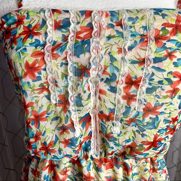 Poetry Floral Print Dress Size Small - Picture 2 of 5